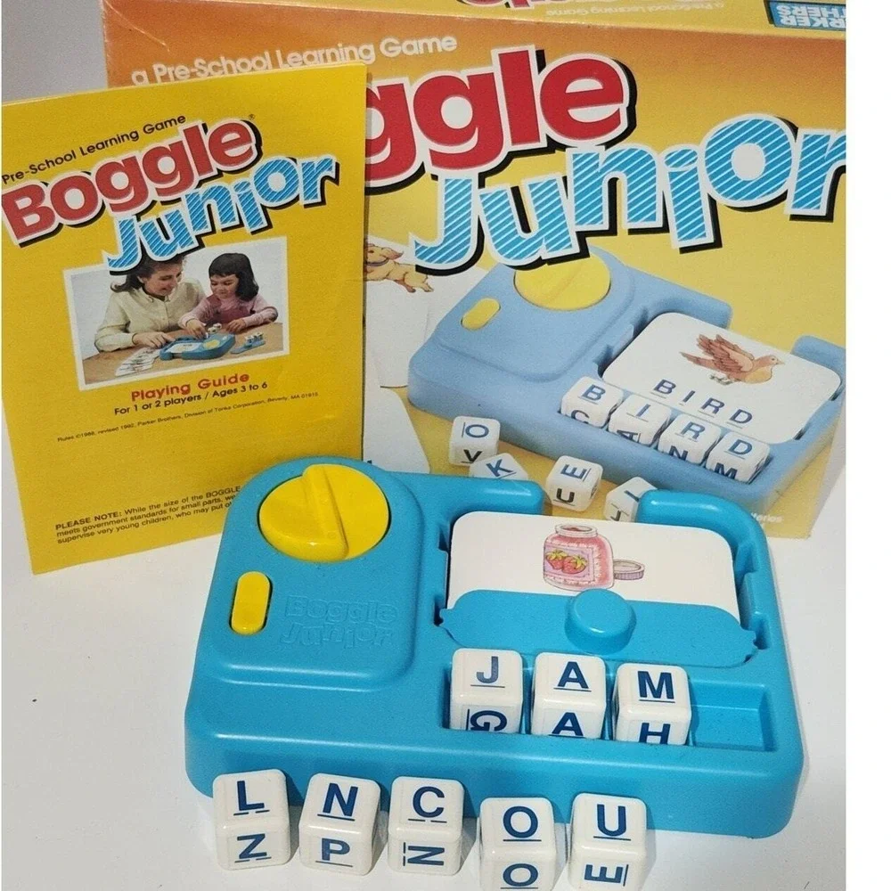 Vintage 1988 Boggle Junior Learning‎ Game COMPLETE | 1980s board game